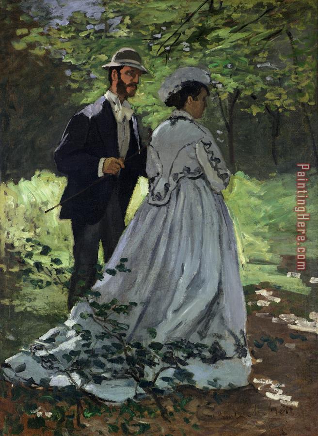 Claude Monet The Promenaders